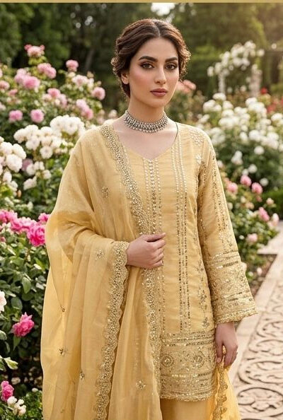 KD 1583 Golden | Golden Zimmy Silk Salwar Suit with Sequins Work. Special Price ₹1699. Delivery 4-6 Working Days. Shop now. | Casual Suits, Jump Suits, Creative suits, Designer Suits, Palazzo Suits, Party Wear Suits, Patiala Suits, Salwar suit, Straight Suits