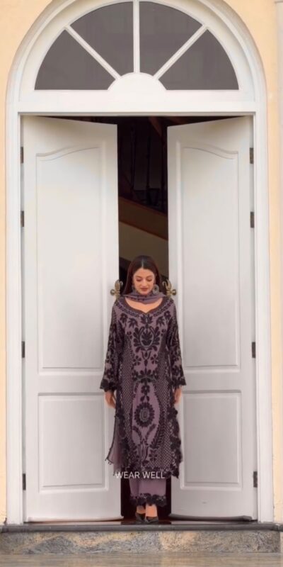 SRK 5364 Lavender Faux Georgette Salwar Suit erfect for Wedding, Party, Mehendi, Pongal, Reception – . Available at ₹2449 only. Delivery 4-6 Working Days | Casual Suits, Jump Suits, Creative suits, Designer Suits, Palazzo Suits, Party Wear Suits, Patiala Suits, Salwar suit, Straight Suits