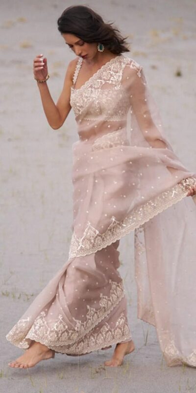 JR 650 in Off White Tabby Organza Sequins Work & Embroidery Work Saree . Available at ₹1899 only. Delivery 4-6 Working Days. Shop now. | Creative Sarees, Bollywood Sarees, Designer Sarees, Embroidered Sarees, Ethnic Saree, Modern Digital sarees, Party Wear Sarees, Sarees