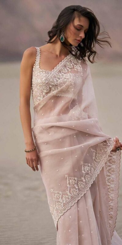 JR 650 in Off White Tabby Organza Sequins Work & Embroidery Work Saree . Available at ₹1899 only. Delivery 4-6 Working Days. Shop now. | Creative Sarees, Bollywood Sarees, Designer Sarees, Embroidered Sarees, Ethnic Saree, Modern Digital sarees, Party Wear Sarees, Sarees