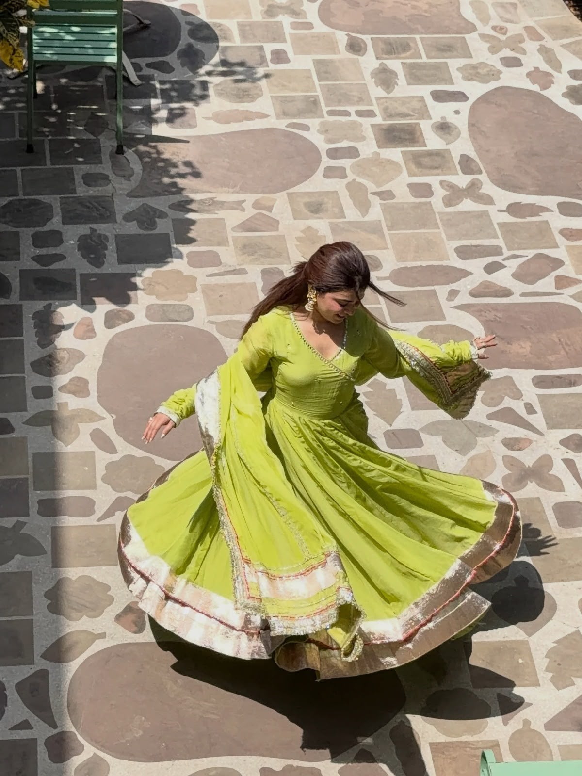 RTC 6048 Parrot Green | Parrot Tabby Organza Silk Gown with Hand Work & Mirror Work. Special Price ₹2549. Delivery 4-6 Working Days. Shop now. | Bollywood Gowns, Creative Gowns, Designer Gowns, Embroidered Gowns, Gowns, Party Wear Gowns