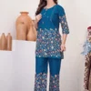 DIVA 137 Teal Pure Cotton Kantha work Elegant Kurti with Designer Work. Price 1749 - Delivery 4-6 Working Days. Shop now. | Bollywood Kurti, Creative Kurtis, Designer Kurti, Kurti, Party Wear Kurti, Selfie Kurti