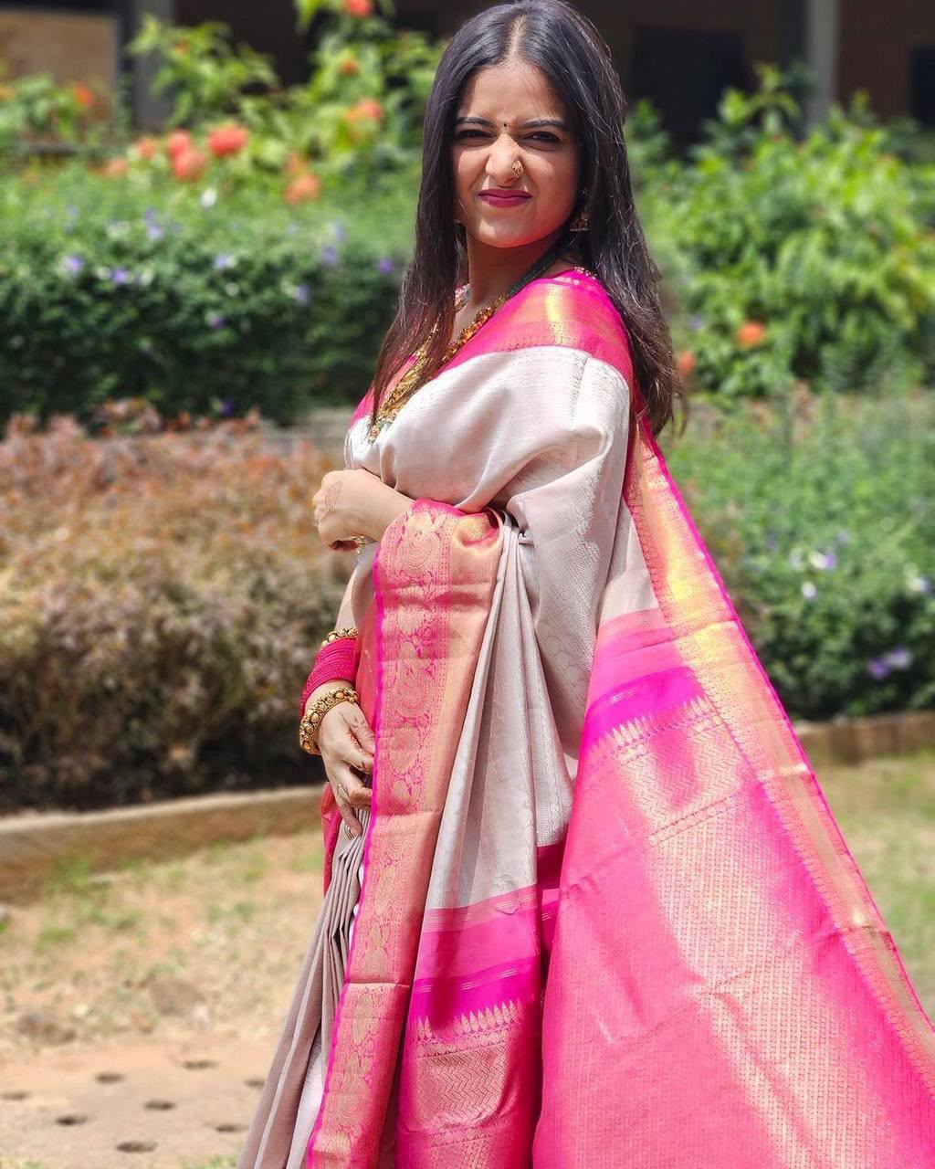 KPR 198 Silver Color Yellow Soft Lichi Silk Saree with Jacquard Work. Best Price ₹1499. Delivery 4-6 Working Days. Shop now. | Creative Sarees, Bollywood Sarees, Designer Sarees, Embroidered Sarees, Ethnic Saree, Modern Digital sarees, Party Wear Sarees, Sarees
