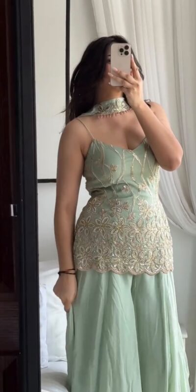 PST 1200 Pista Faux Georgette Salwar Suit erfect for Wedding, Party, Mehendi, Pongal, Reception – . Available at ₹1899 only. Delivery 4-6 Working Days | Casual Suits, Jump Suits, Creative suits, Designer Suits, Palazzo Suits, Party Wear Suits, Patiala Suits, Salwar suit, Straight Suits
