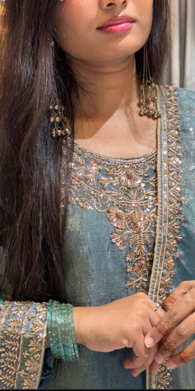 WW 1258 Sky Blue in Pure Zimmy Chu Silk Embroidery Work & Sequins Work Salwar Suit . Affordable Price ₹2099. Delivery 4-6 Working Days. Shop now. | Casual Suits, Jump Suits, Creative suits, Designer Suits, Palazzo Suits, Party Wear Suits, Patiala Suits, Salwar suit, Straight Suits