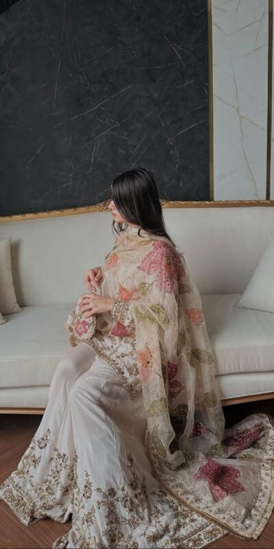 Embroidery Work & Sequins Work Salwar Suit WW 1215 Off White in Off White Cinon Silk. Now at just ₹2149. Delivery 4-6 Working Days. Shop now. | Casual Suits, Jump Suits, Creative suits, Designer Suits, Palazzo Suits, Party Wear Suits, Patiala Suits, Salwar suit, Straight Suits