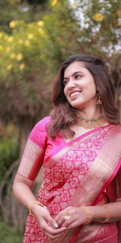 KPR 234 Gajri Soft Lichi Silk Saree with Lace Work & Lace Border. Introductory Price ₹1349. Delivery 4-6 Working Days. Shop now. | Creative Sarees, Bollywood Sarees, Designer Sarees, Embroidered Sarees, Ethnic Saree, Modern Digital sarees, Party Wear Sarees, Sarees