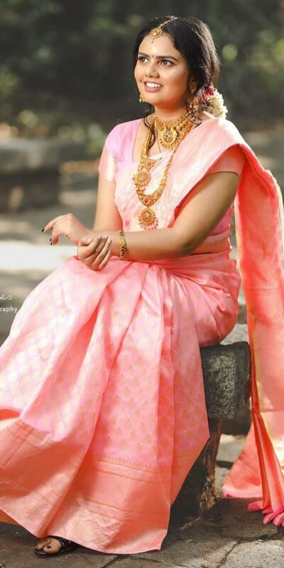 KPR 061 peach Soft Lichi Silk Saree with Lace Work & Lace Border. Introductory Price ₹1349. Delivery 4-6 Working Days. Shop now. | Creative Sarees, Bollywood Sarees, Designer Sarees, Embroidered Sarees, Ethnic Saree, Modern Digital sarees, Party Wear Sarees, Sarees