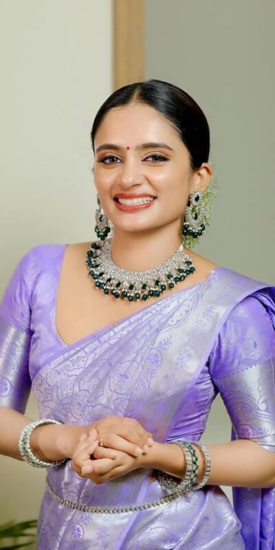 KPR 259 Lavender Soft Lichi Silk Saree with Lace Work & Lace Border. Introductory Price ₹1349. Delivery 4-6 Working Days. Shop now. | Creative Sarees, Bollywood Sarees, Designer Sarees, Embroidered Sarees, Ethnic Saree, Modern Digital sarees, Party Wear Sarees, Sarees