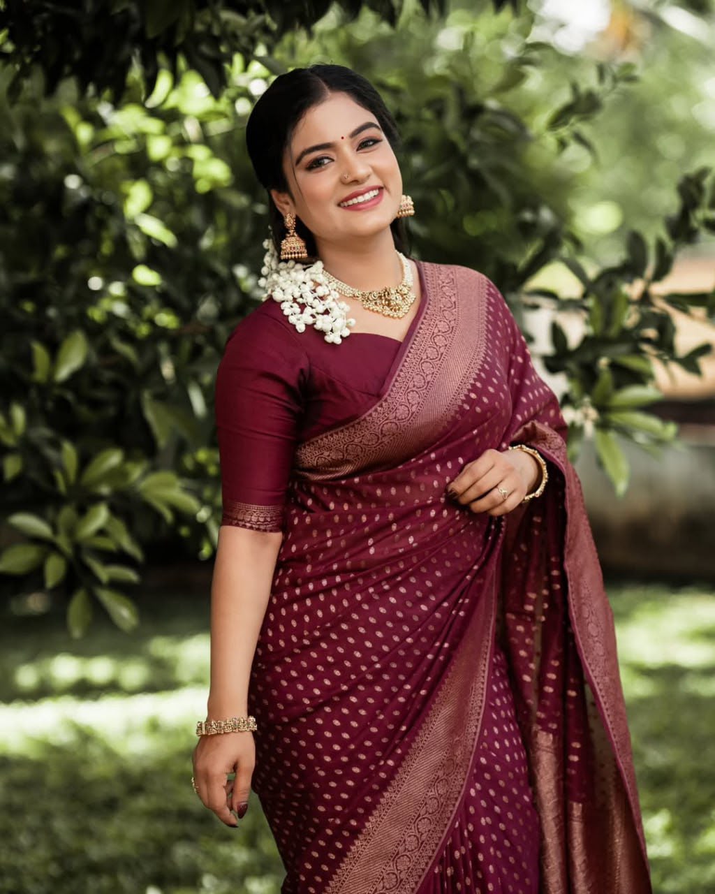 KPR 265 Maroon Soft Lichi Silk Saree with Lace Work & Lace Border. Introductory Price ₹1349. Delivery 4-6 Working Days. Shop now. | Creative Sarees, Bollywood Sarees, Designer Sarees, Embroidered Sarees, Ethnic Saree, Modern Digital sarees, Party Wear Sarees, Sarees