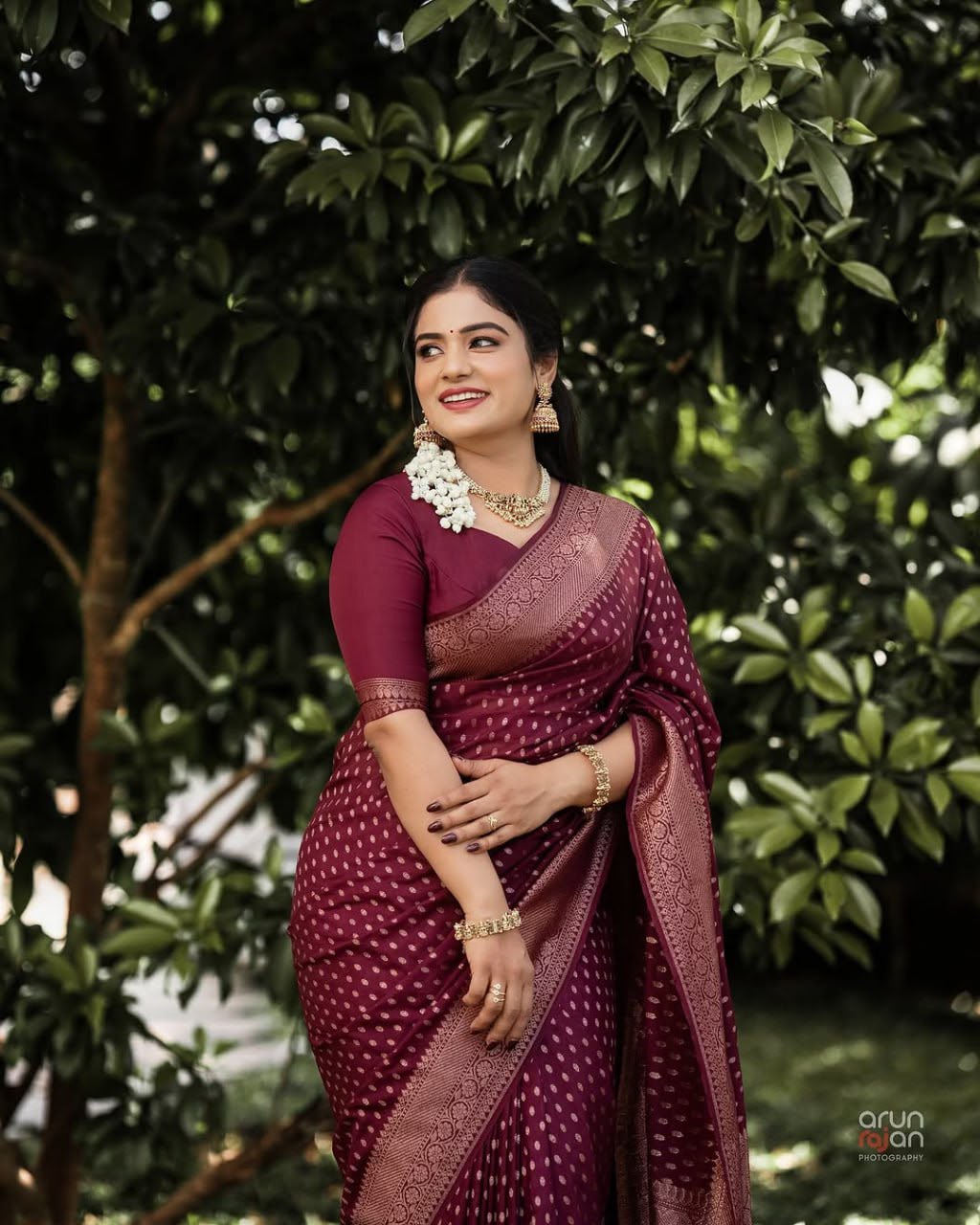 KPR 265 Maroon Soft Lichi Silk Saree with Lace Work & Lace Border. Introductory Price ₹1349. Delivery 4-6 Working Days. Shop now. | Creative Sarees, Bollywood Sarees, Designer Sarees, Embroidered Sarees, Ethnic Saree, Modern Digital sarees, Party Wear Sarees, Sarees