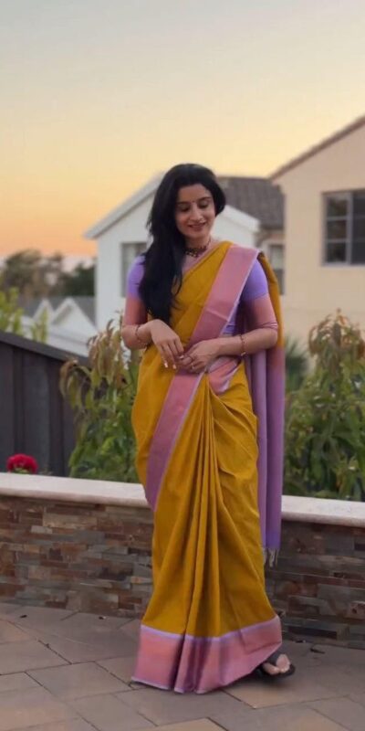 KP 6061 Mustered Color Soft Lichi Silk Saree with Jacquard Work. Best Price ₹1349. Delivery 4-6 Working Days. Online Shop now. | Creative Sarees, Bollywood Sarees, Designer Sarees, Embroidered Sarees, Ethnic Saree, Modern Digital sarees, Party Wear Sarees, Sarees