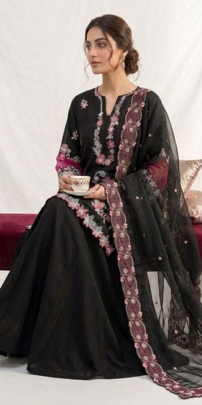 LG 2116 Black Crape Silk with Embroidery Work Salwar Suit . Introductory Price ₹2149. Delivery 4-6 Working Days. Shop now. | Casual Suits, Jump Suits, Creative suits, Designer Suits, Palazzo Suits, Party Wear Suits, Patiala Suits, Salwar suit, Straight Suits