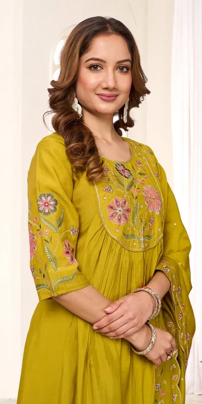 DIVA 136 Mustered in Viscose Roman Silk Embroidery Work & Hand Work Salwar Suit . Best Price ₹2099. Delivery 4-6 Working Days. Shop now. | Casual Suits, Jump Suits, Creative suits, Designer Suits, Palazzo Suits, Party Wear Suits, Patiala Suits, Salwar suit, Straight Suits