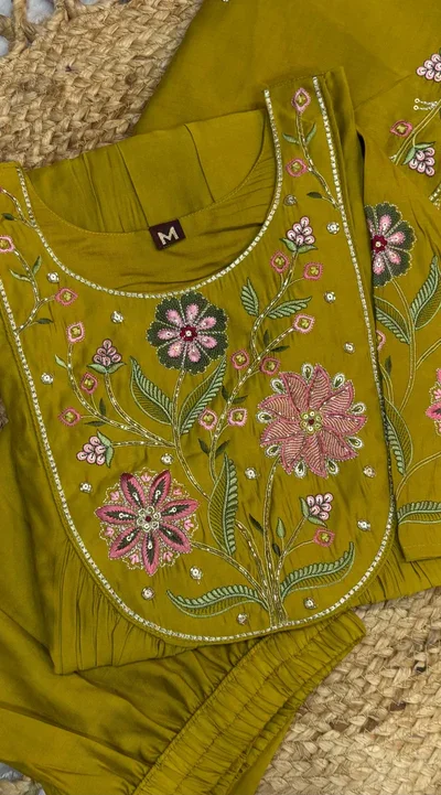 DIVA 136 Mustered in Viscose Roman Silk Embroidery Work & Hand Work Salwar Suit . Best Price ₹2099. Delivery 4-6 Working Days. Shop now. | Casual Suits, Jump Suits, Creative suits, Designer Suits, Palazzo Suits, Party Wear Suits, Patiala Suits, Salwar suit, Straight Suits