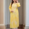 MF 1130 Yellow in Colour Poly Cotton Chikenkari Work & Lace Work Kurti . Festive Deal ₹1499. Delivery 4-6 Working Days. Shop now. | Bollywood Kurti, Creative Kurtis, Designer Kurti, Kurti, Party Wear Kurti, Selfie Kurti
