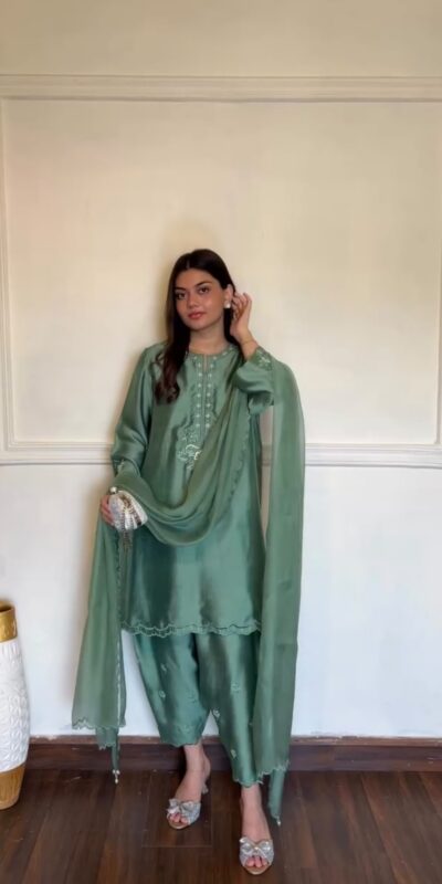KD 1624 Pista American Silk Salwar Suit Perfect for Wedding, Party, Onam, Family Gatherings, Baisakhi – . Affordable Price ₹2049. Delivery 4-6 Working Days | Casual Suits, Jump Suits, Creative suits, Designer Suits, Palazzo Suits, Party Wear Suits, Patiala Suits, Salwar suit, Straight Suits