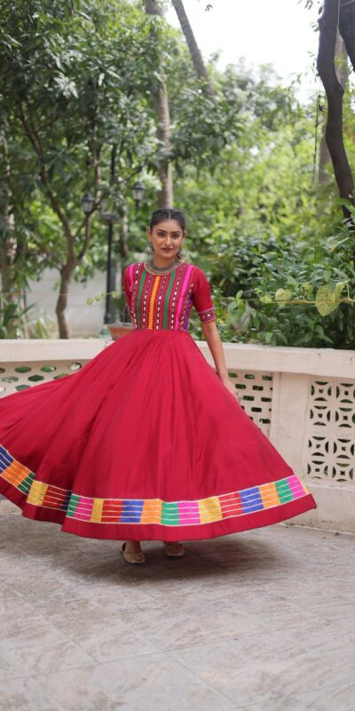 KA 1202 Red Roman Gown with Mirror Work. Wedding, Party, Festive, Events Get it for ₹2049. Delivery 4-6 Working Days. Shop now. | Bollywood Gowns, Creative Gowns, Designer Gowns, Embroidered Gowns, Gowns, Party Wear Gowns