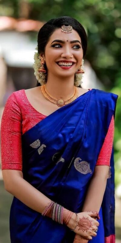 KP 2053 Blue in Soft Lichi Silk Jacquard Work Designer Work Saree . Exclusive Offer ₹1249. Delivery 4-6 Working Days. Shop now. | Creative Sarees, Bollywood Sarees, Designer Sarees, Embroidered Sarees, Ethnic Saree, Modern Digital sarees, Party Wear Sarees, Sarees