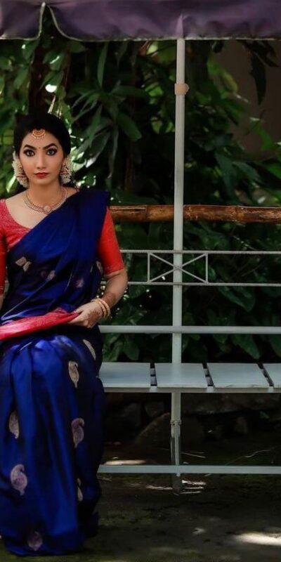 KP 2053 Blue in Soft Lichi Silk Jacquard Work Designer Work Saree . Exclusive Offer ₹1249. Delivery 4-6 Working Days. Shop now. | Creative Sarees, Bollywood Sarees, Designer Sarees, Embroidered Sarees, Ethnic Saree, Modern Digital sarees, Party Wear Sarees, Sarees