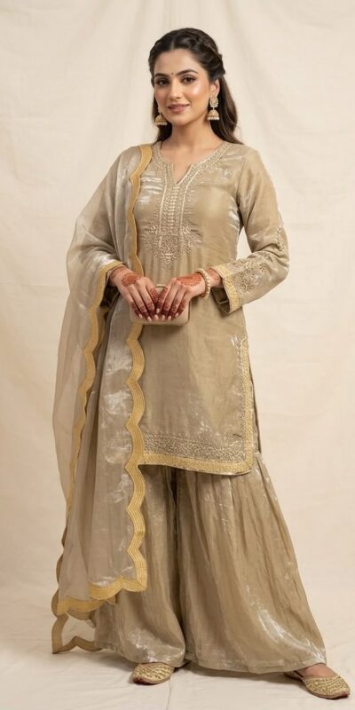 LG 2123 Golden Fendy Salwar Suit with Embroidery Work & Sequins Work. Exclusive Offer ₹2099. Delivery 4-6 Working Days. Shop now. | Casual Suits, Jump Suits, Creative suits, Designer Suits, Palazzo Suits, Party Wear Suits, Patiala Suits, Salwar suit, Straight Suits