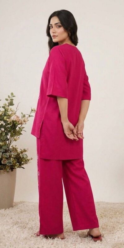 LG 2092 Rani Pink Roman Silk. Sequins Work & Embroidery Work Salwar Suit Festive Deal ₹1699. Delivery 4-6 Working Days. Shop now. | Casual Suits, Jump Suits, Creative suits, Designer Suits, Palazzo Suits, Party Wear Suits, Patiala Suits, Salwar suit, Straight Suits