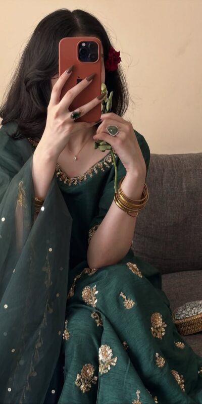 MF 535 Teal Green Aada Slab Silk Salwar Suit with Embroidery Work & Mirror Work. Festive Deal ₹2399. Delivery 4-6 Working Days. Shop now. | Casual Suits, Jump Suits, Creative suits, Designer Suits, Palazzo Suits, Party Wear Suits, Patiala Suits, Salwar suit, Straight Suits