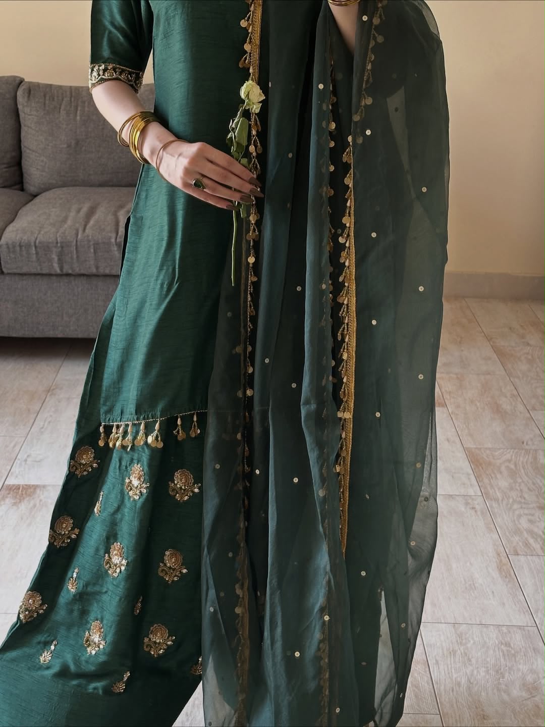 MF 535 Teal Green Aada Slab Silk Salwar Suit with Embroidery Work & Mirror Work. Festive Deal ₹2399. Delivery 4-6 Working Days. Shop now. | Casual Suits, Jump Suits, Creative suits, Designer Suits, Palazzo Suits, Party Wear Suits, Patiala Suits, Salwar suit, Straight Suits