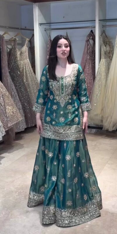 WW 1243 Teal NC Zimmy Silk Salwar Suit Perfect for Wedding, Party, Baby Shower, Festival Celebrations, Pongal – . Grab it for ₹2449. Delivery 4-6 Worki | Casual Suits, Jump Suits, Creative suits, Designer Suits, Palazzo Suits, Party Wear Suits, Patiala Suits, Salwar suit, Straight Suits