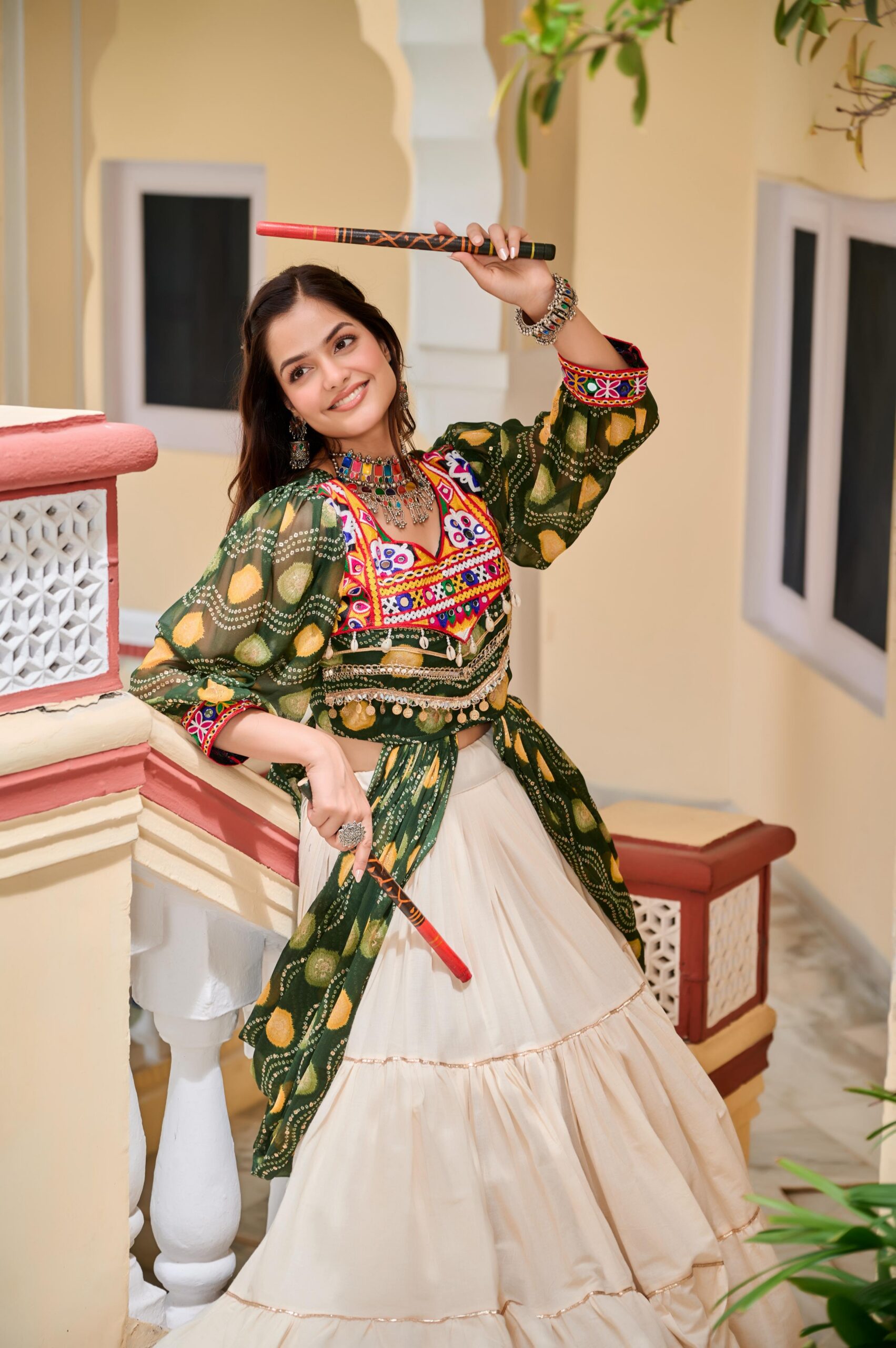 Ram 131 Green in Pure Cotton Mirror Work & Gamthi Work Lehenga Choli . Exclusive Offer ₹2949. Delivery 4-6 Working Days. Shop now. | Bollywood Lehenga, Creative Lehenga, Designer Lehenga, Embroidered Lehenga, Lehenga, Party Wear Lehenga