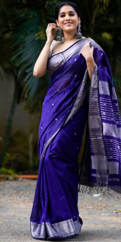 KP 5091 Royal Blue Soft Lichi Silk Saree with Lace Work & Lace Border. Introductory Price ₹1349. Delivery 4-6 Working Days. Shop now. | Creative Sarees, Bollywood Sarees, Designer Sarees, Embroidered Sarees, Ethnic Saree, Modern Digital sarees, Party Wear Sarees, Sarees