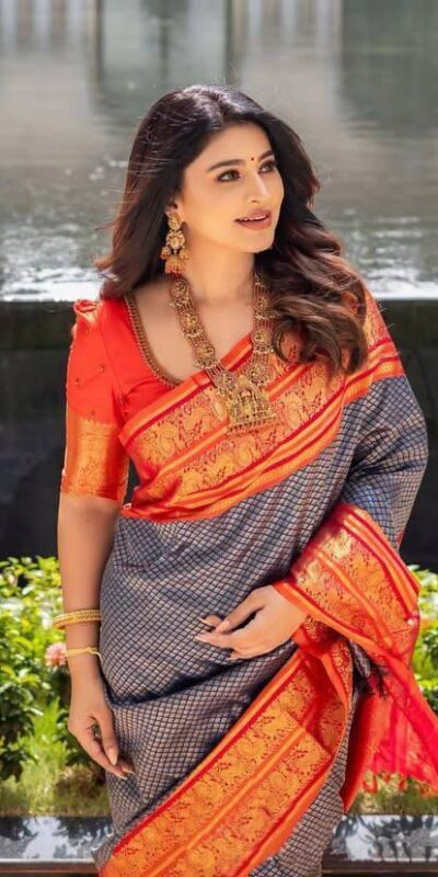 KPR 274 Grey Soft Lichi Silk Saree with Lace Work & Lace Border. Introductory Price ₹1649. Delivery 4-6 Working Days. Shop now. | Creative Sarees, Bollywood Sarees, Designer Sarees, Embroidered Sarees, Ethnic Saree, Modern Digital sarees, Party Wear Sarees, Sarees