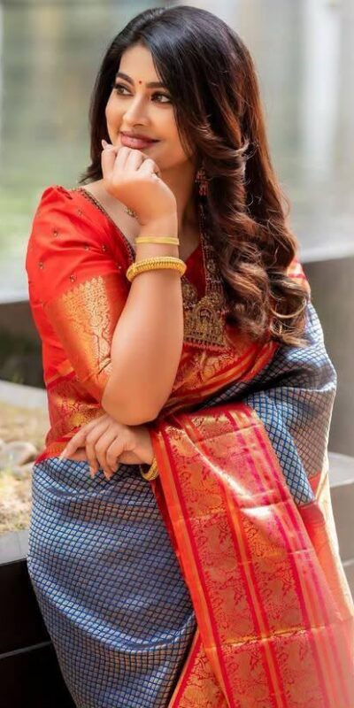 KPR 274 Grey Soft Lichi Silk Saree with Lace Work & Lace Border. Introductory Price ₹1649. Delivery 4-6 Working Days. Shop now. | Creative Sarees, Bollywood Sarees, Designer Sarees, Embroidered Sarees, Ethnic Saree, Modern Digital sarees, Party Wear Sarees, Sarees