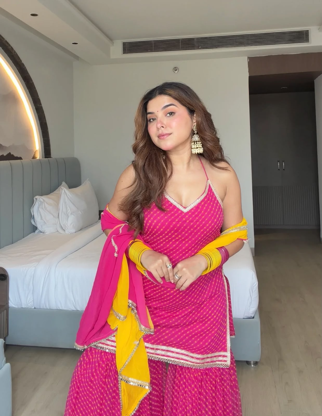 KD 1639 Pink | Faux Georgette Salwar Suit with Mirror Work & Embroidery Work. Get it for ₹2399. Delivery 4-6 Working Days. Shop now. | Casual Suits, Jump Suits, Creative suits, Designer Suits, Palazzo Suits, Party Wear Suits, Patiala Suits, Salwar suit, Straight Suits