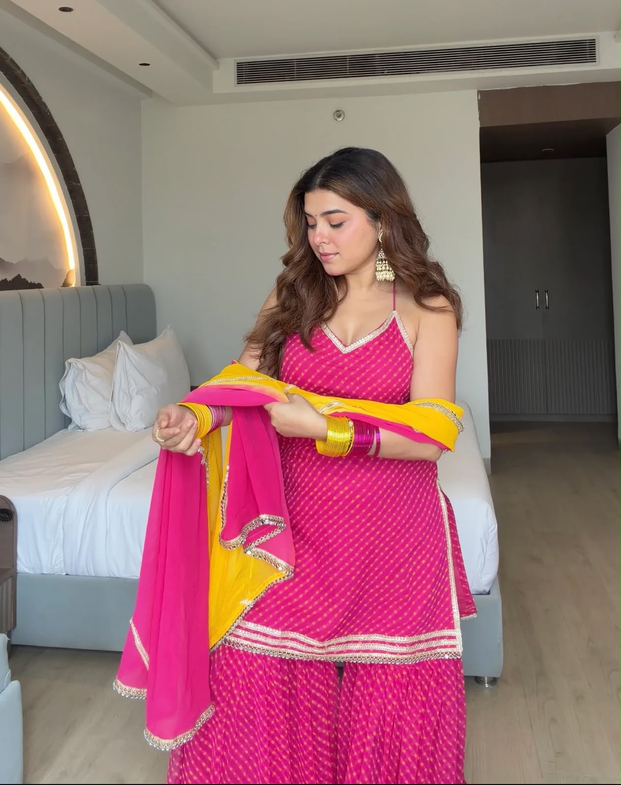 KD 1639 Pink | Faux Georgette Salwar Suit with Mirror Work & Embroidery Work. Get it for ₹2399. Delivery 4-6 Working Days. Shop now. | Casual Suits, Jump Suits, Creative suits, Designer Suits, Palazzo Suits, Party Wear Suits, Patiala Suits, Salwar suit, Straight Suits