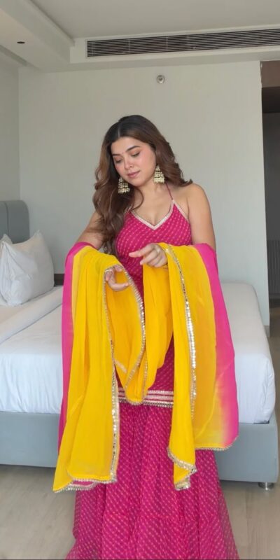 KD 1639 Pink | Faux Georgette Salwar Suit with Mirror Work & Embroidery Work. Get it for ₹2399. Delivery 4-6 Working Days. Shop now. | Casual Suits, Jump Suits, Creative suits, Designer Suits, Palazzo Suits, Party Wear Suits, Patiala Suits, Salwar suit, Straight Suits