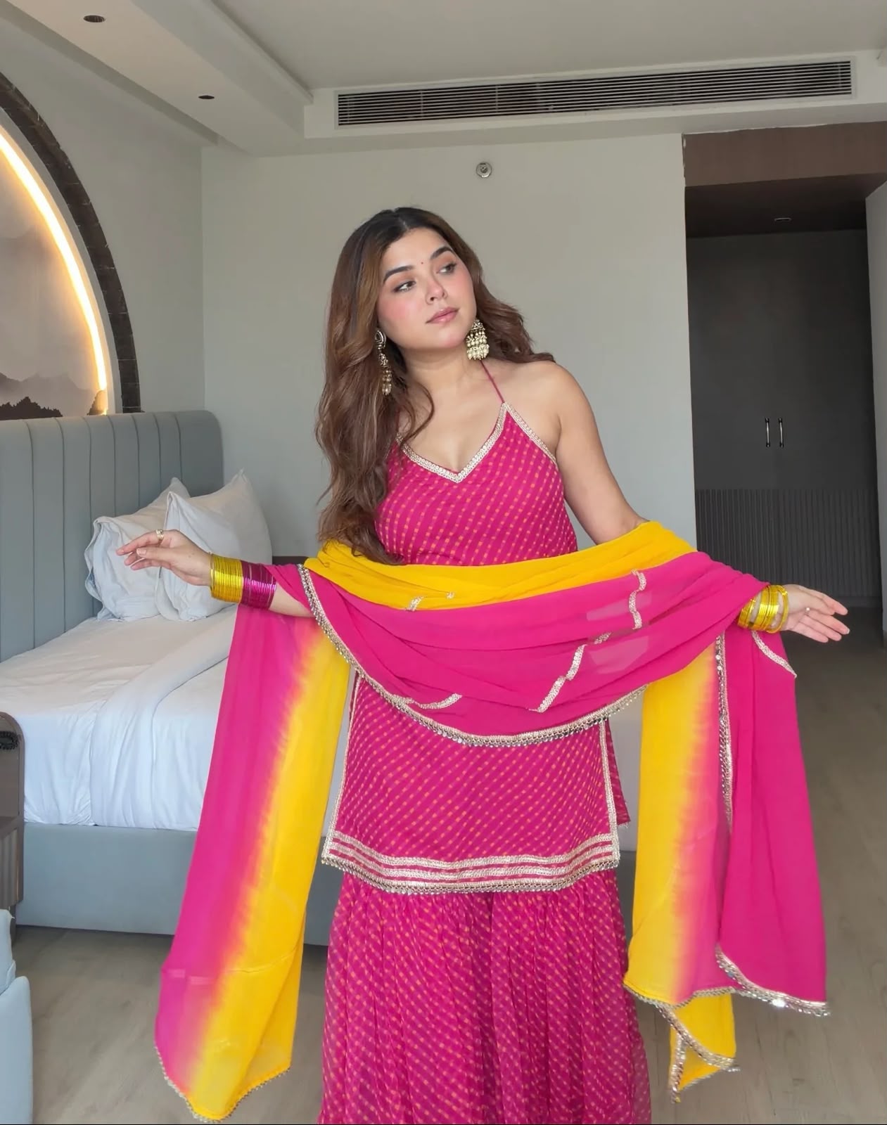 KD 1639 Pink | Faux Georgette Salwar Suit with Mirror Work & Embroidery Work. Get it for ₹2399. Delivery 4-6 Working Days. Shop now. | Casual Suits, Jump Suits, Creative suits, Designer Suits, Palazzo Suits, Party Wear Suits, Patiala Suits, Salwar suit, Straight Suits