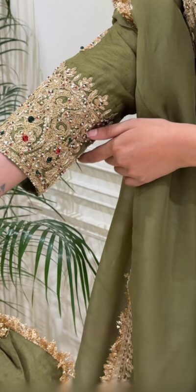 NSR 906 Mehandi Roman Silk Salwar Suit with Sequins Work & Embroidery Work. Available at ₹2449 only. Delivery 4-6 Working Days. Shop now. | Casual Suits, Jump Suits, Creative suits, Designer Suits, Palazzo Suits, Party Wear Suits, Patiala Suits, Salwar suit, Straight Suits