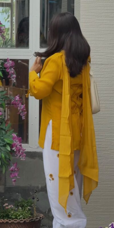 NF 1295 Mustered Roman Cotton Salwar Suit with Embroidery Work. Introductory Price ₹2049. Delivery 4-6 Working Days. Shop now. | Casual Suits, Jump Suits, Creative suits, Designer Suits, Palazzo Suits, Party Wear Suits, Patiala Suits, Salwar suit, Straight Suits