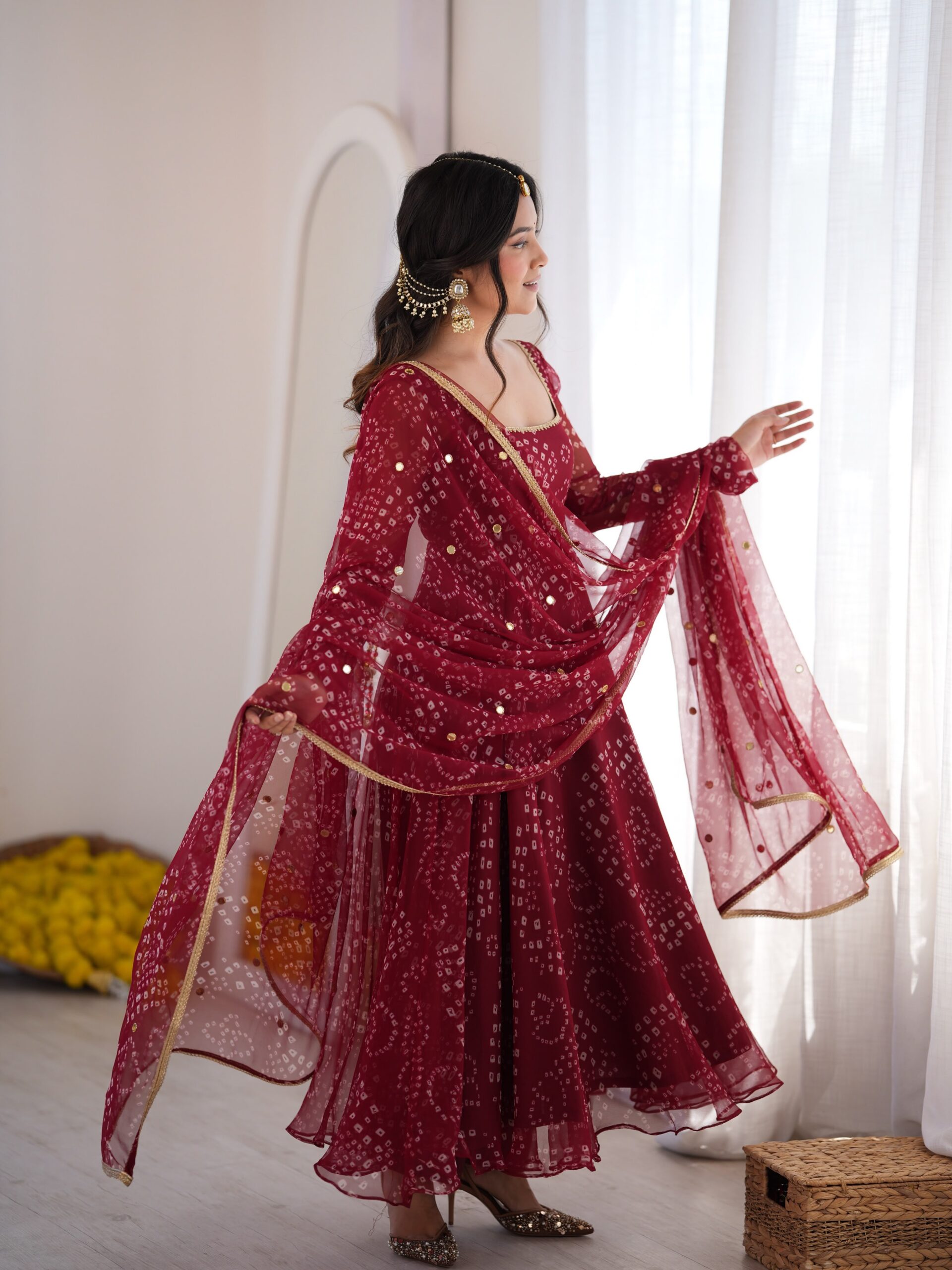 SRK 5368 Maroon Faux Georgette Salwar Suit with Mirror Work & Embroidery Work. Get it for ₹2149. Delivery 4-6 Working Days. Shop now. | Casual Suits, Jump Suits, Creative suits, Designer Suits, Palazzo Suits, Party Wear Suits, Patiala Suits, Salwar suit, Straight Suits