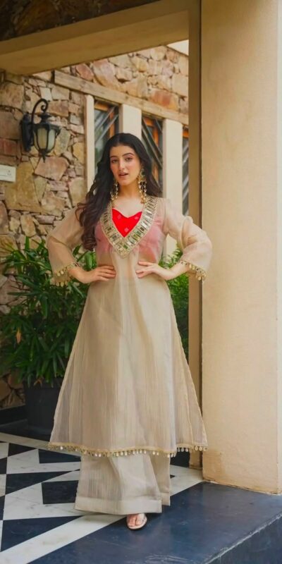 VLM 350 Chiku in Salsa Silk Embroidery Work & Sequins Work Salwar Suit . Get it for ₹2099. Delivery 4-6 Working Days. Shop now. | Casual Suits, Jump Suits, Creative suits, Designer Suits, Palazzo Suits, Party Wear Suits, Patiala Suits, Salwar suit, Straight Suits