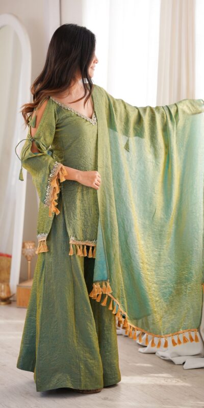 SRK 5357 Green Doremon Crush Salwar Suit Perfect for Wedding, Party, Traditional Day, Baisakhi, Karwa Chauth – . Exclusive Offer ₹2099. Delive | Casual Suits, Jump Suits, Creative suits, Designer Suits, Palazzo Suits, Party Wear Suits, Patiala Suits, Salwar suit, Straight Suits