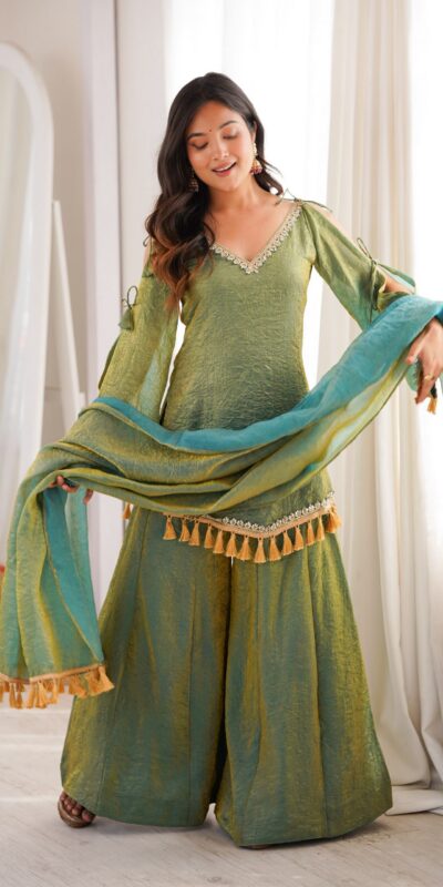 SRK 5357 Green Doremon Crush Salwar Suit Perfect for Wedding, Party, Traditional Day, Baisakhi, Karwa Chauth – . Exclusive Offer ₹2099. Delive | Casual Suits, Jump Suits, Creative suits, Designer Suits, Palazzo Suits, Party Wear Suits, Patiala Suits, Salwar suit, Straight Suits