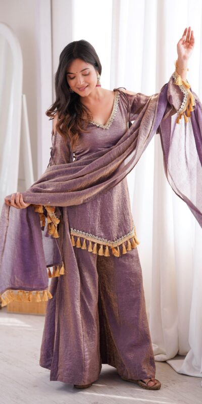 SRK 5357 Lavender Doremon Crush Salwar Suit Perfect for Wedding, Party, Traditional Day, Baisakhi, Karwa Chauth – . Exclusive Offer ₹2099. Delive | Casual Suits, Jump Suits, Creative suits, Designer Suits, Palazzo Suits, Party Wear Suits, Patiala Suits, Salwar suit, Straight Suits