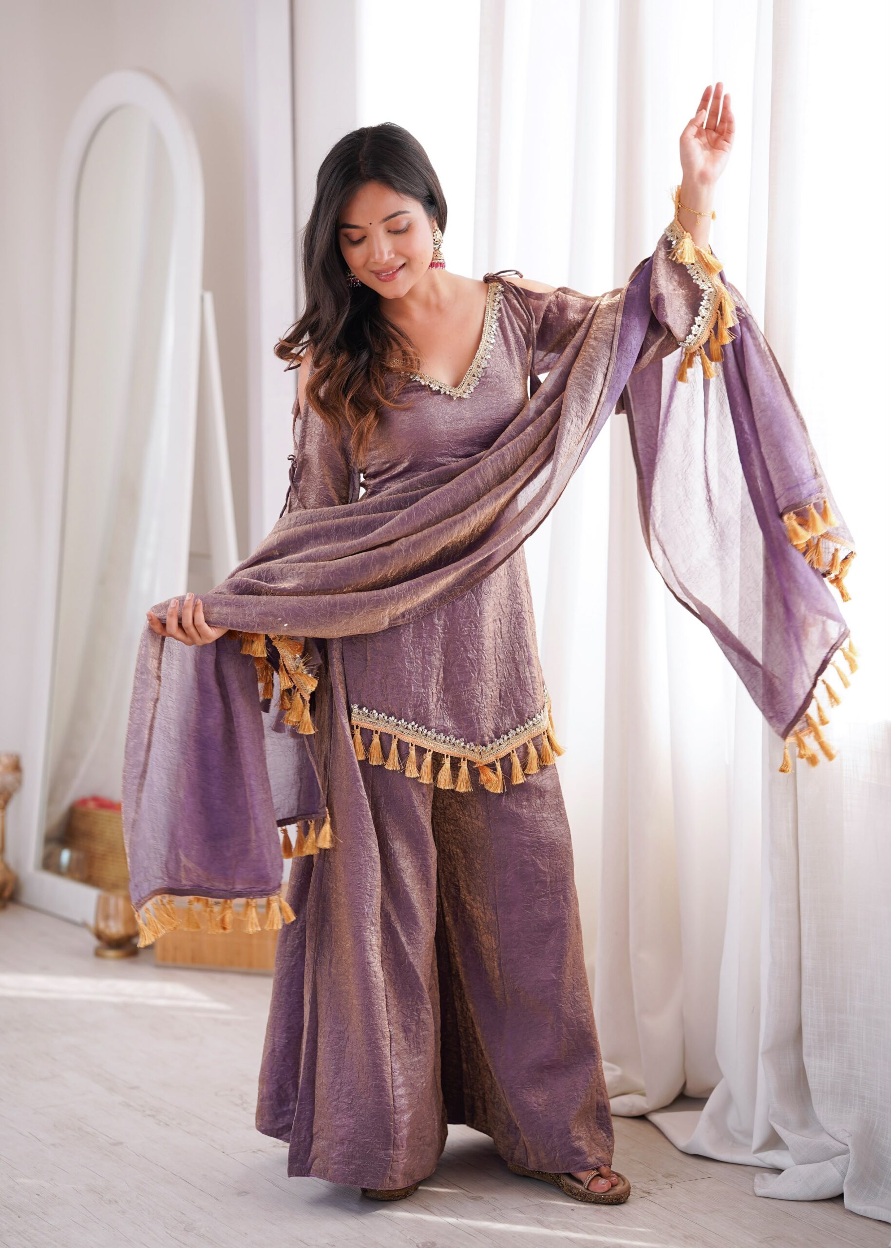 SRK 5357 Lavender Doremon Crush Salwar Suit Perfect for Wedding, Party, Traditional Day, Baisakhi, Karwa Chauth – . Exclusive Offer ₹2099. Delive | Casual Suits, Jump Suits, Creative suits, Designer Suits, Palazzo Suits, Party Wear Suits, Patiala Suits, Salwar suit, Straight Suits