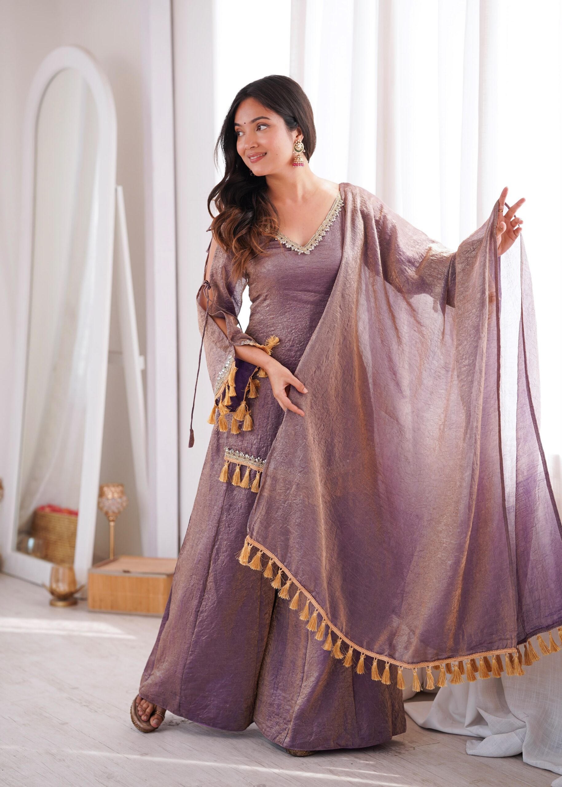 SRK 5357 Lavender Doremon Crush Salwar Suit Perfect for Wedding, Party, Traditional Day, Baisakhi, Karwa Chauth – . Exclusive Offer ₹2099. Delive | Casual Suits, Jump Suits, Creative suits, Designer Suits, Palazzo Suits, Party Wear Suits, Patiala Suits, Salwar suit, Straight Suits
