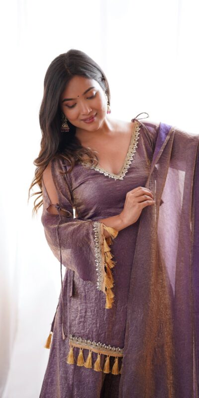 SRK 5357 Lavender Doremon Crush Salwar Suit Perfect for Wedding, Party, Traditional Day, Baisakhi, Karwa Chauth – . Exclusive Offer ₹2099. Delive | Casual Suits, Jump Suits, Creative suits, Designer Suits, Palazzo Suits, Party Wear Suits, Patiala Suits, Salwar suit, Straight Suits