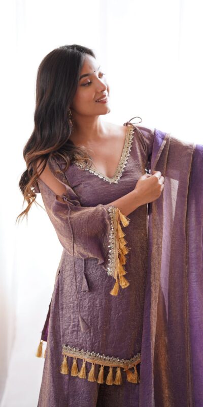 SRK 5357 Lavender Doremon Crush Salwar Suit Perfect for Wedding, Party, Traditional Day, Baisakhi, Karwa Chauth – . Exclusive Offer ₹2099. Delive | Casual Suits, Jump Suits, Creative suits, Designer Suits, Palazzo Suits, Party Wear Suits, Patiala Suits, Salwar suit, Straight Suits