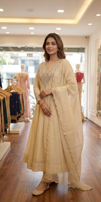 LG 2135 Off White in Cos Moss Mirror Work & Embroidery Work Salwar Suit . Festive Deal ₹2799. Delivery 4-6 Working Days. Shop now. | Casual Suits, Jump Suits, Creative suits, Designer Suits, Palazzo Suits, Party Wear Suits, Patiala Suits, Salwar suit, Straight Suits