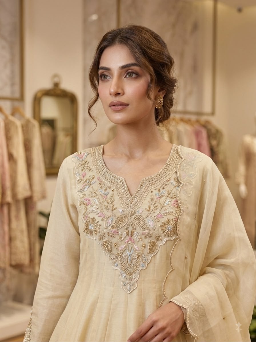 LG 2135 Off White in Cos Moss Mirror Work & Embroidery Work Salwar Suit . Festive Deal ₹2799. Delivery 4-6 Working Days. Shop now. | Casual Suits, Jump Suits, Creative suits, Designer Suits, Palazzo Suits, Party Wear Suits, Patiala Suits, Salwar suit, Straight Suits